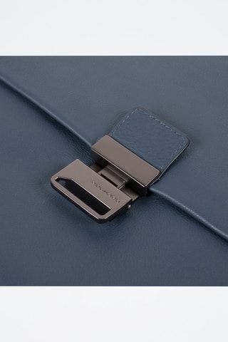 Bandolera de piel - Azul
