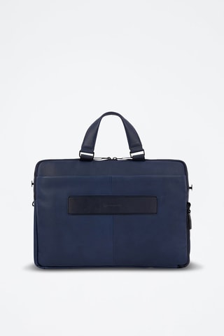 Maletín de piel - Azul marino