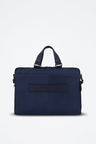 Maletín de piel - Azul marino