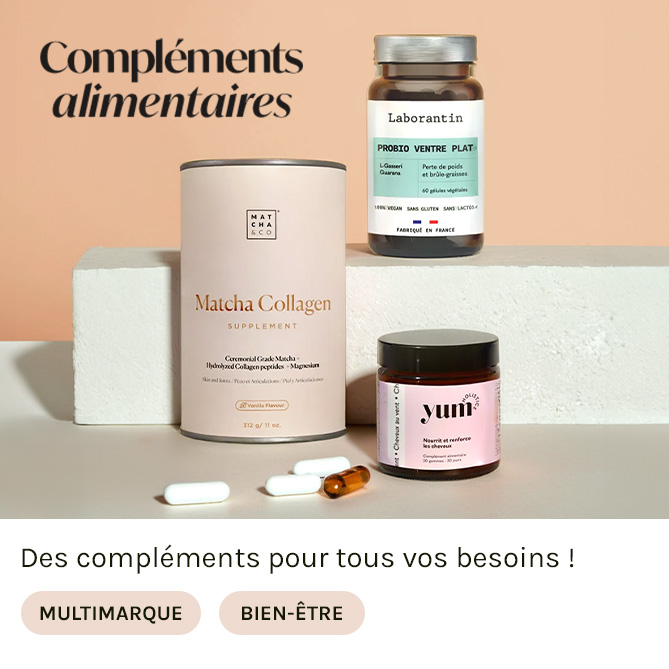 COMPLEMENTS ALIMENTAIRES à bas prix chez BEAUTÉ PRIVÉE