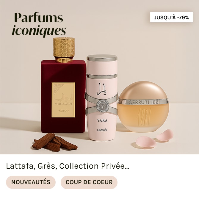 PARFUMS ICONIQUES en vente privilège chez BEAUTÉ PRIVÉE
