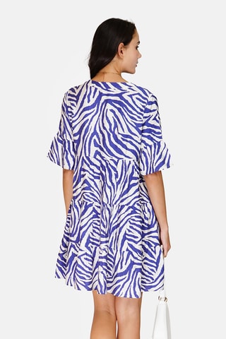 Robe en lin 
Bleu
