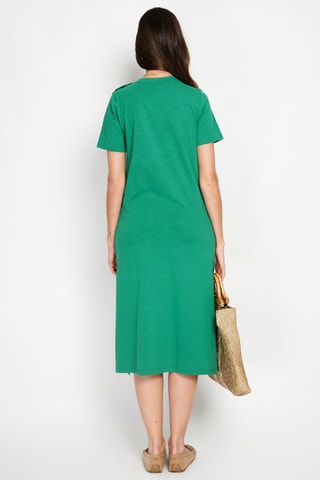 Robe longue en lin - Vert