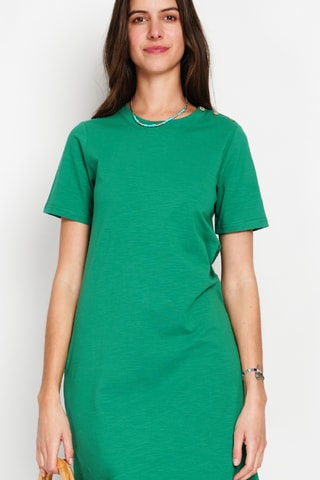 Robe longue en lin - Vert