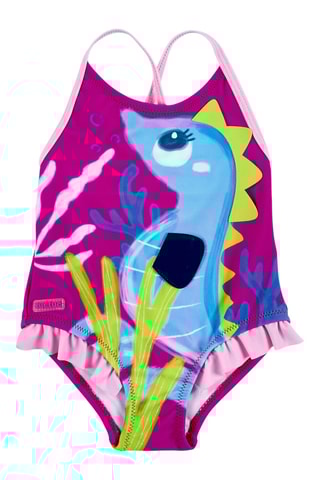 Maillot 1 pièce Ocean Wonders - Mauve