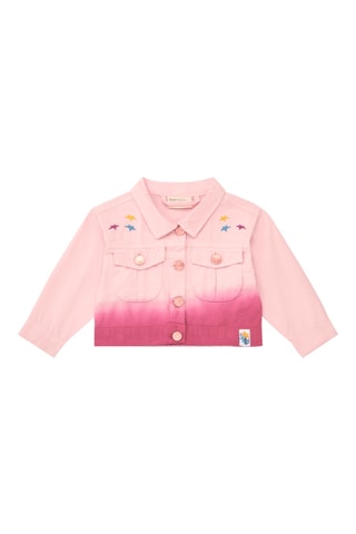 Veste en jean dip and dye Ocean Wonders - Fuchsia