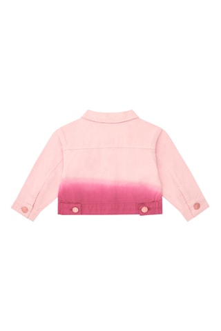 Veste en jean dip and dye Ocean Wonders - Fuchsia