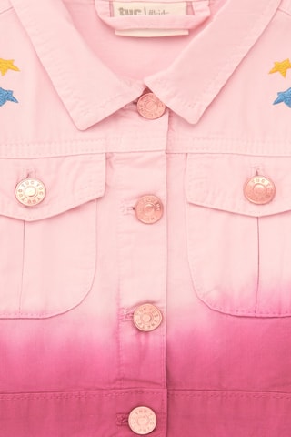 Veste en jean dip and dye Ocean Wonders - Fuchsia