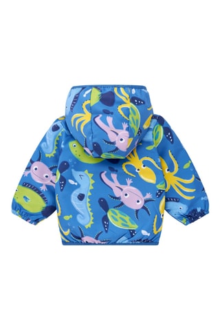 Coupe-vent à capuche Ocean Wonders - Bleu cobalt