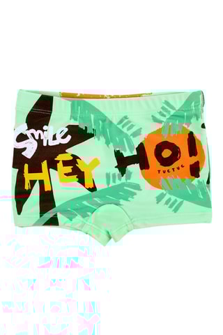 Boxer de bain Banana Records - Vert