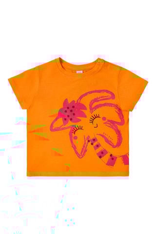 T-shirt Banana Records - Orange