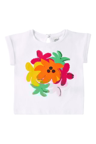 T-shirt Banana Records - Blanc