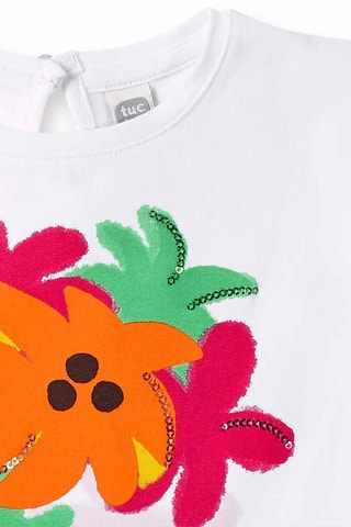 T-shirt Banana Records - Blanc
