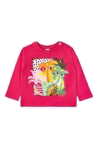 T-shirt Banana Records - Rouge