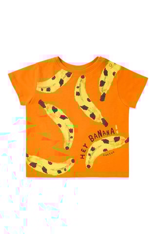 T-shirt Banana Records - Orange