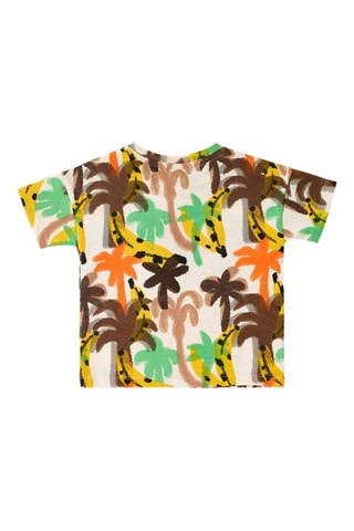 T-shirt Banana Records - Marron