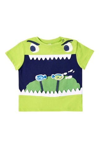 T-shirt Ocean Wonders - Vert clair