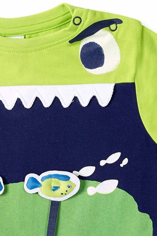 T-shirt Ocean Wonders - Vert clair
