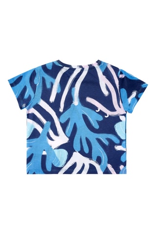 T-shirt Ocean Wonders - Bleu