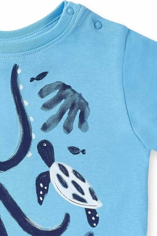 T-shirt Ocean Wonders - Bleu