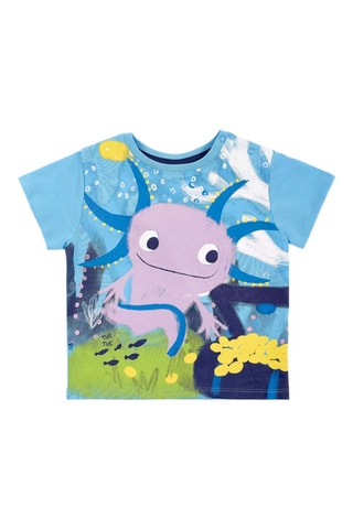 T-shirt Ocean Wonders - Bleu