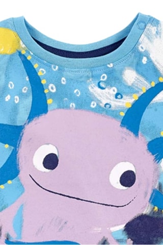 T-shirt Ocean Wonders - Bleu