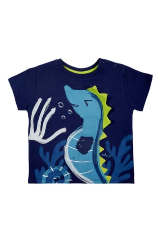 T-shirt Ocean Wonders - Bleu