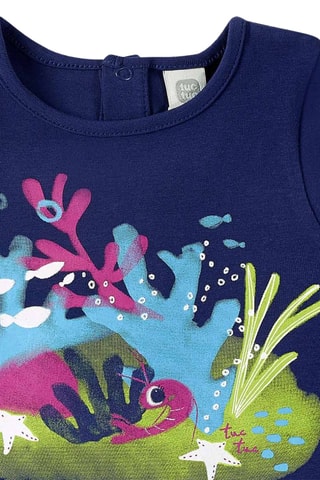 T-shirt Ocean Wonders - Bleu marine