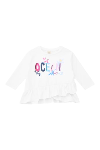T-shirt noué Ocean Wonders - Blanc