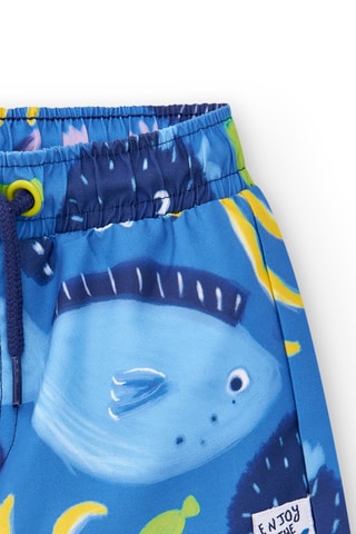 Short de bain Ocean Wonders - Bleu cobalt