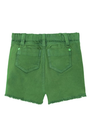 Short en jean Banana Records - Vert