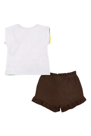 T-shirt et short Banana Records - Blanc