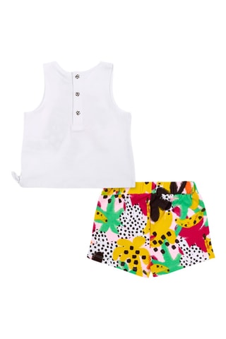 T-shirt et short Banana Records - Blanc