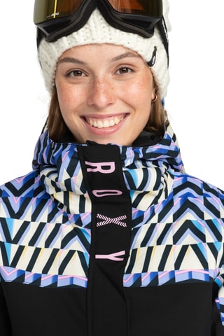 Veste de ski à capuche - Noir et ciel - Roxy
