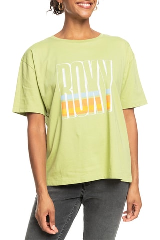T-shirt en coton biologique - Vert - Roxy