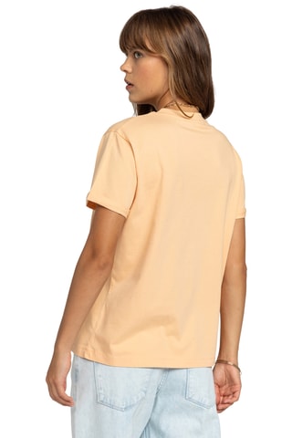 T-shirt en coton biologique - Saumon - Roxy