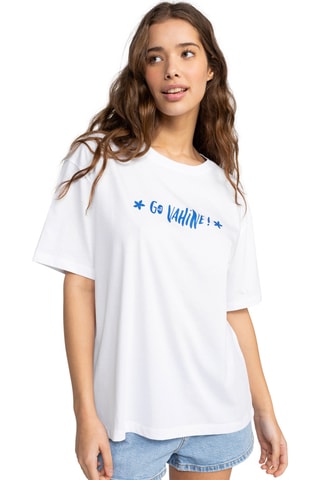 T-shirt en coton biologique - Blanc - Roxy