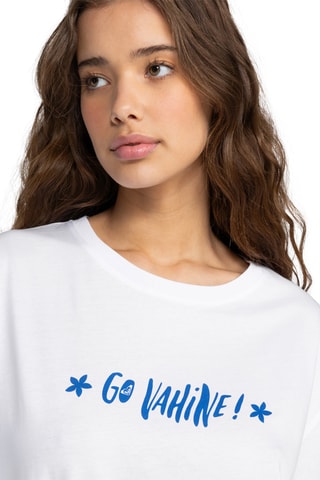 T-shirt en coton biologique - Blanc - Roxy