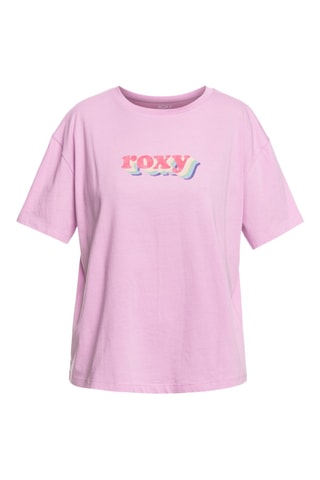 T-shirt oversize en coton biologique - Rose - Roxy