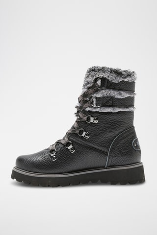Bottines fourrées en cuir - Noir - Roxy