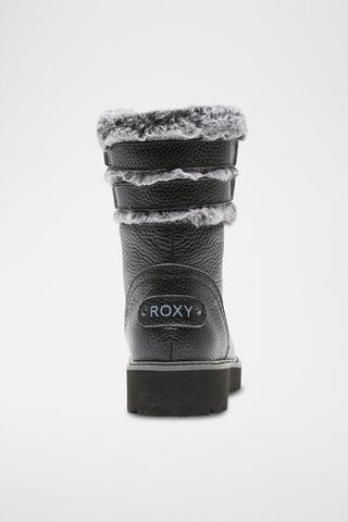 Bottines fourrées en cuir - Noir - Roxy
