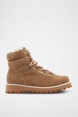 Bottines fourrées en nubuck - Beige - Roxy