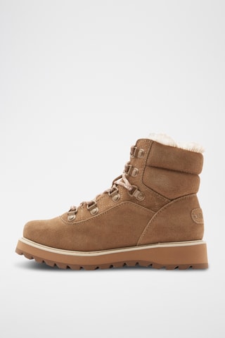 Bottines fourrées en nubuck - Beige - Roxy