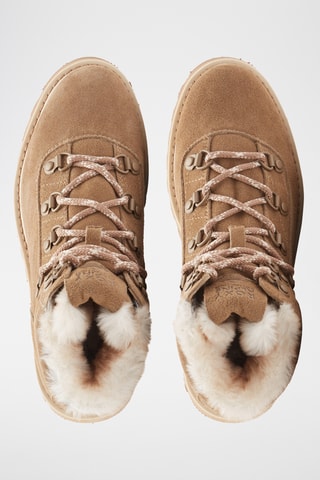 Bottines fourrées en nubuck - Beige - Roxy
