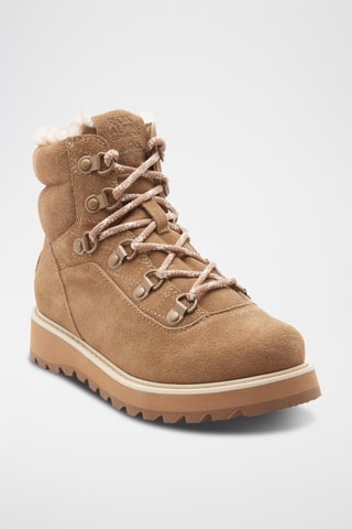 Bottines fourrées en nubuck - Beige - Roxy