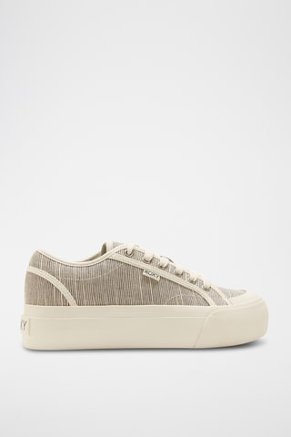 Tennis plateformes - Bleu marine et blanc - Roxy