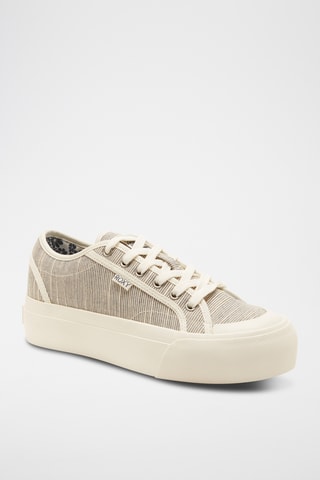 Tennis plateformes - Bleu marine et blanc - Roxy