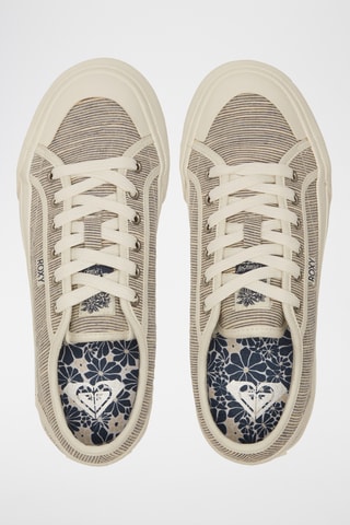 Tennis plateformes - Bleu marine et blanc - Roxy