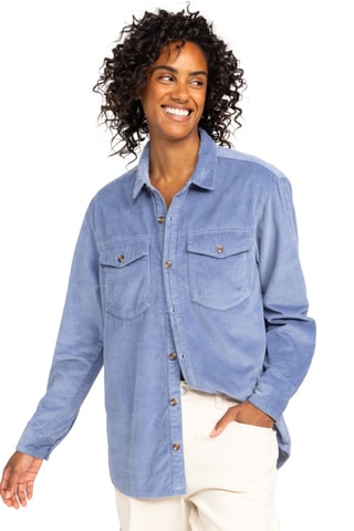 Chemisier boyfriend en velours - Ciel - Roxy