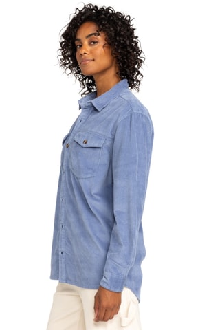 Chemisier boyfriend en velours - Ciel - Roxy